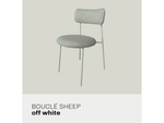 Cadeira Colors Bouclé Sheep Off White